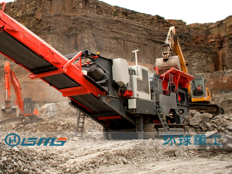 Mobile Construction waste Crushing Plant