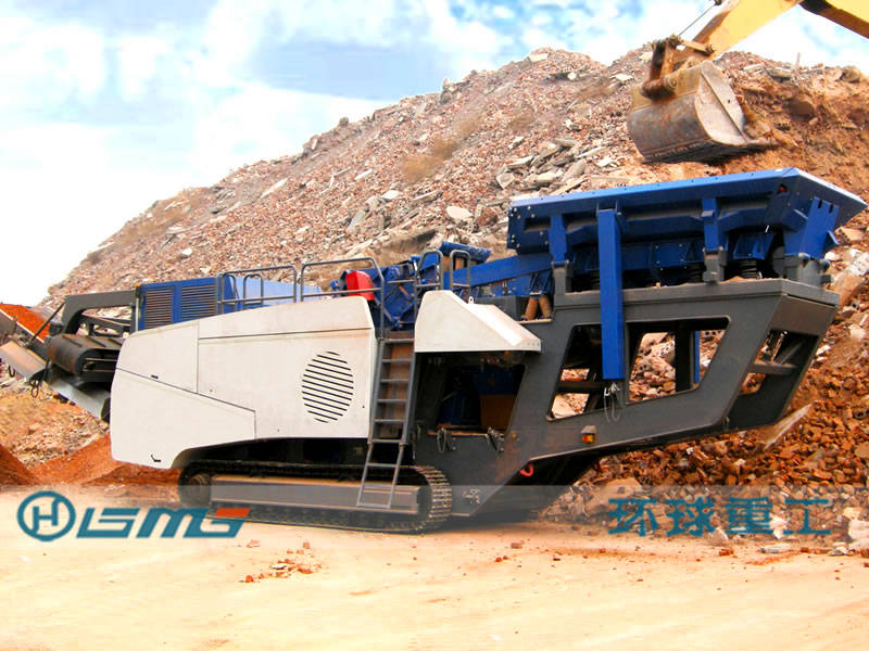 Working Principle of Mobile Construction waste Crushing Plant