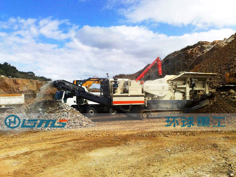 Mobile Construction waste Crushing Plant