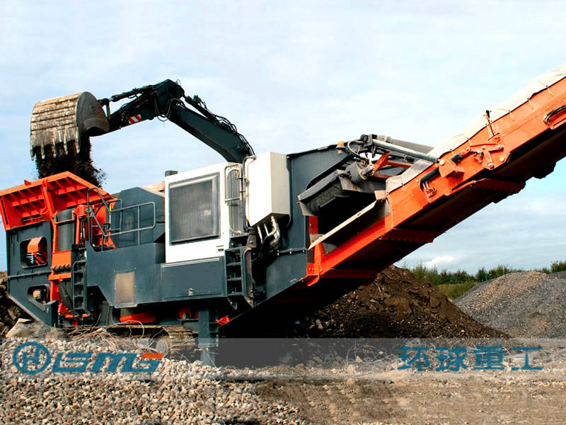 Mobile Construction waste Crushing Plant