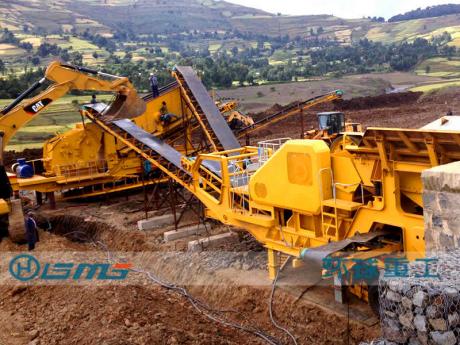 200-250 MTPH Manganese Mobile Crushing & Screening Project in Southeast Guizhou China