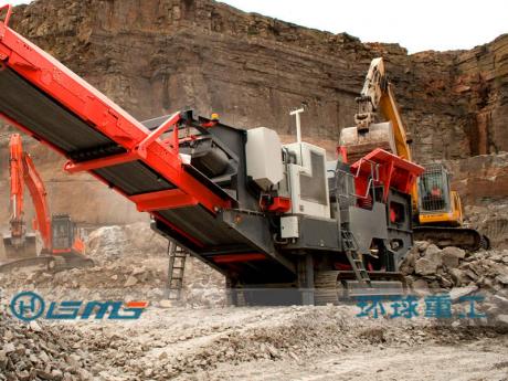 80-100TPH Granite Mobile Crushing Plant in HeBei China