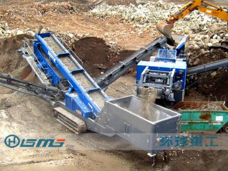 Mobile Construction waste Crushing Plant